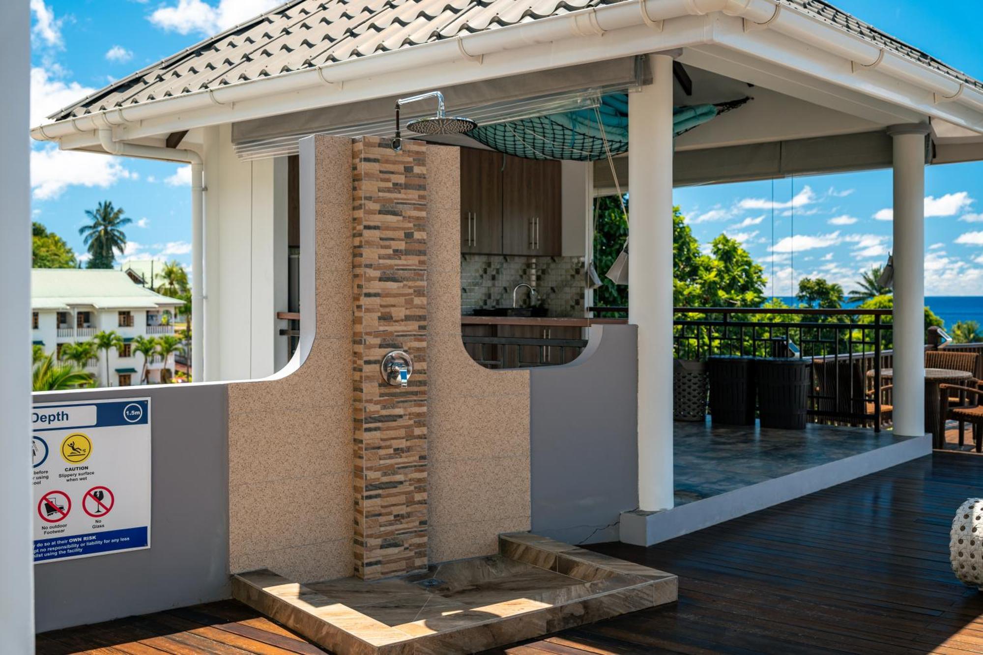 D'Offay Seaview Apartments Beau Vallon (Mahe) Exterior foto